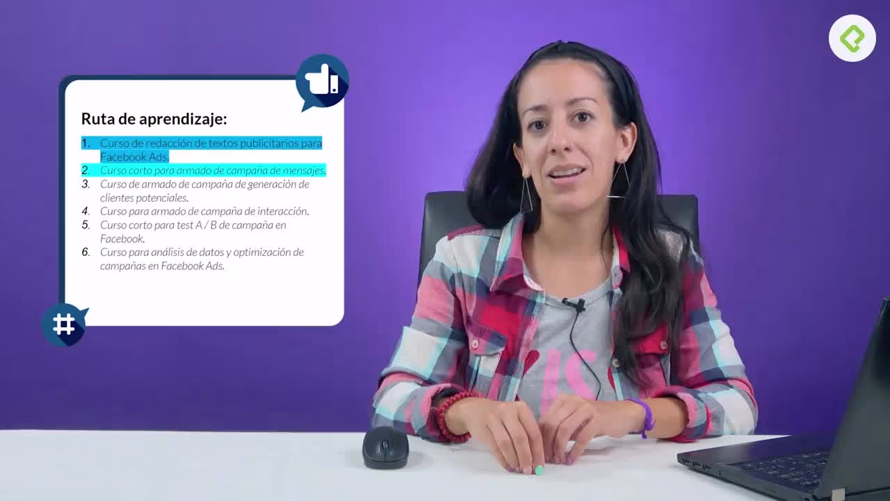 Curso de Campañas de Mensaje en Facebook Ads